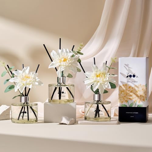 396 St Dahlia Flower Reed Diffuser Set - Black Cherry 200ml