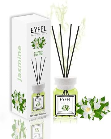 EYFEL Jasmine Reed Diffuser Set 405 Fl Oz