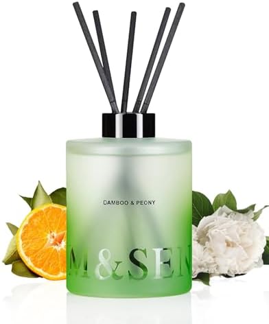 MSENSE Bamboo Peony Reed Diffuser Set