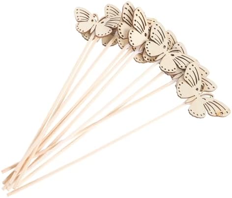 Uonlytech 10pcs Butterfly Reed Diffuser Sticks