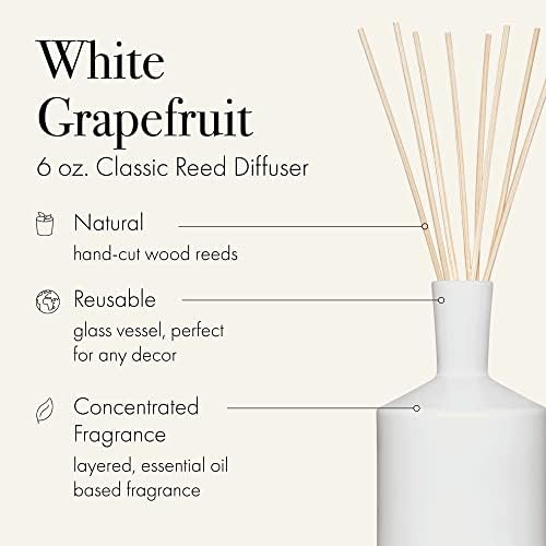 LAFCO New York Classic Reed Diffuser White Grapefruit 6 oz
