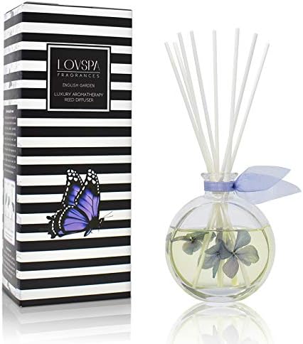 LOVSPA English Garden Reed Diffuser Set