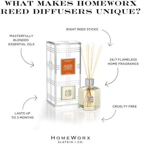 HomeWorx Reed Diffuser Set Autumn Pumpkin Patch