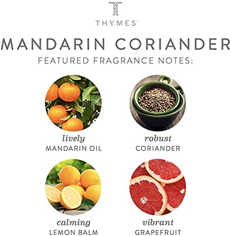 Thymes Petite Reed Diffuser 4 Fl Oz Mandarin Coriander