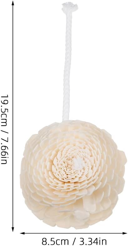 NOLITOY Diffuser with Mixed Sola Flowers and Cotton Reed