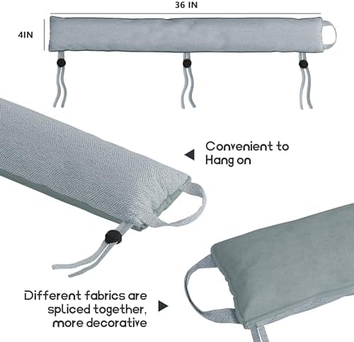 36 Inch Under Door Draft Stopper for Winter and Summer
