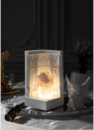 Handmade Gypsum Aroma Lamp with 3 Color Lighting