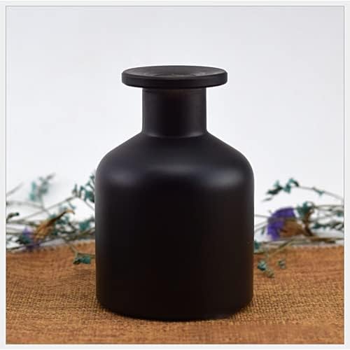 1Pcs Black Glass Aromatherapy Diffuser Bottle Jar Container for Essential Oils Decor DIY Accessories