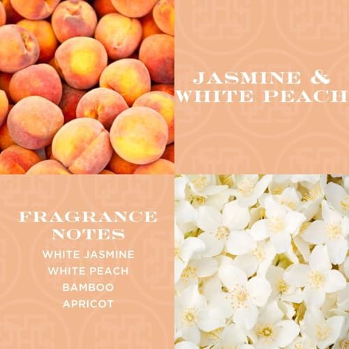 HomeWorx by SLATKIN CO Jasmine White Peach Reed Diffuser