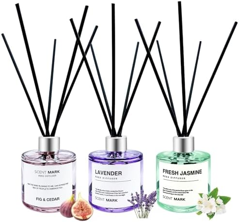 POWSHELF 3 Scent Reed Diffuser Set