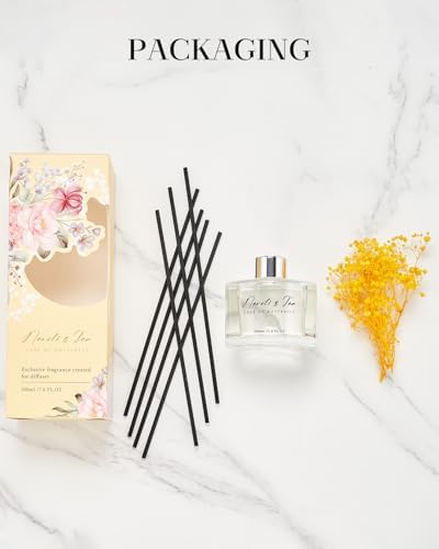 MSENSE Reed Diffuser Set with 7 Sticks