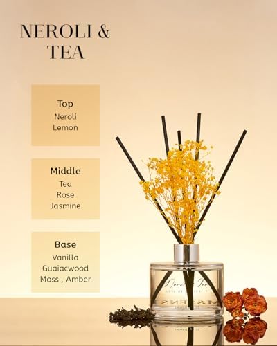 MSENSE Reed Diffuser Set with 7 Sticks