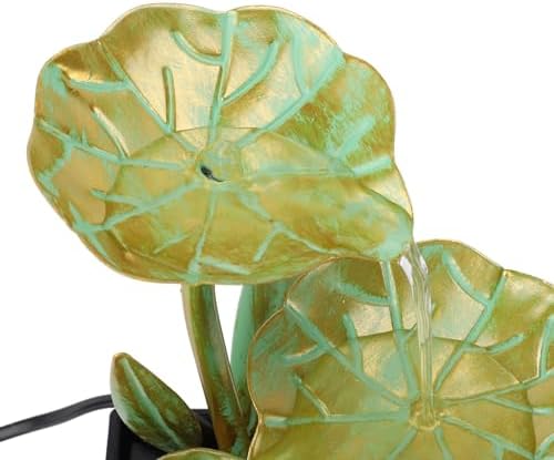 Zen Water Fountain Desk Fountain with USB Decor and LED Lighting