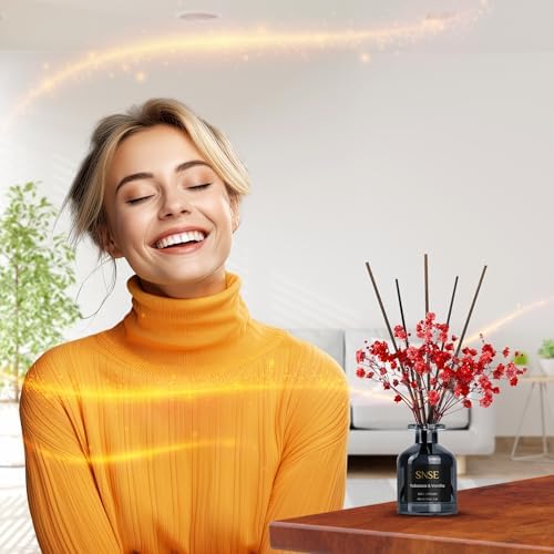 SNSE Tobacco Vanilla with Flowers Reed Diffuser Set