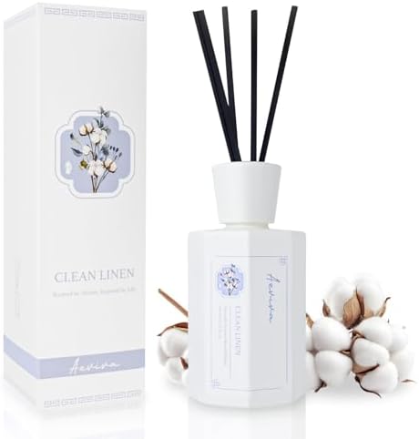 Aeviva Reed Diffuser Set 67 oz Clean Linen Scent