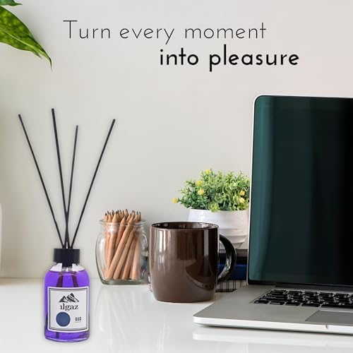 Bamboo Reed Diffuser Set with Oud Fragrance