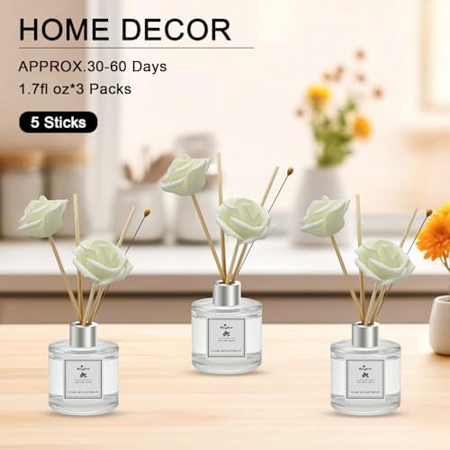 POWSHELF Reed Diffuser Set of 3 Pack