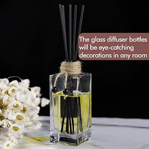 INFTYLE Glass Diffuser Bottles Set of 2 for DIY