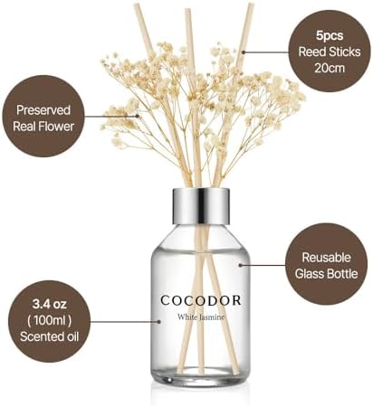 Cocodor Lemon Eucalyptus Reed Diffuser Set