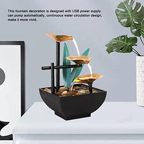 Locadence 5V Tabletop Water Fountain with Pump and Stone Accessories