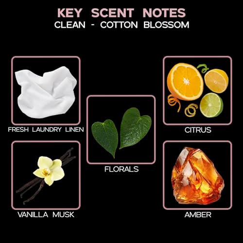 LOVSPA Clean Cotton Blossom Reed Diffuser Set