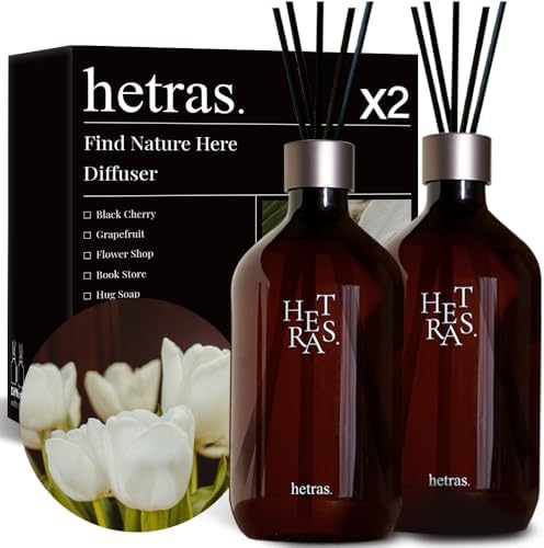HETRAS Premium Reed Diffuser Set 2 Pack 1
