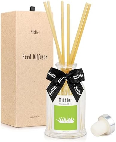 MitFlor Grassland Dew Reed Diffuser Set - 100ml