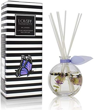 LOVSPA Spa Lavender Reed Diffuser Gift Set