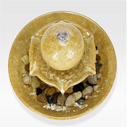 Ceramic Tabletop Fountain for Home Office Zen Relaxation