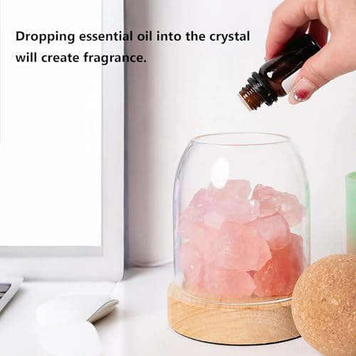 Aroma Stone Glass Bottle Diffuser Set - 3 Styles Lavender Essential Oil