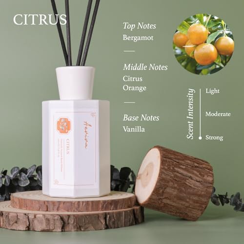 Aeviva Citrus Reed Diffuser Set 200ml Home Fragrance