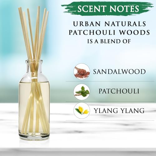 Urban Naturals Patchouli Woods Reed Diffuser Set