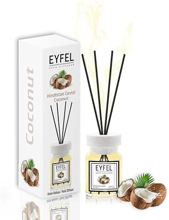 EYFEL Coconut Reed Diffuser Set