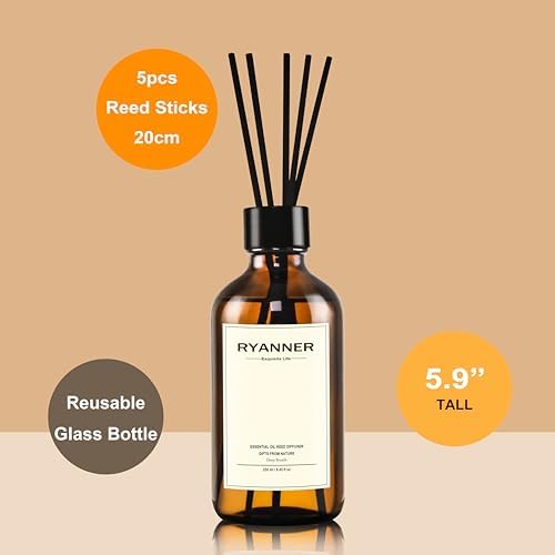Lavender Scent Diffuser Set with 5 Sticks