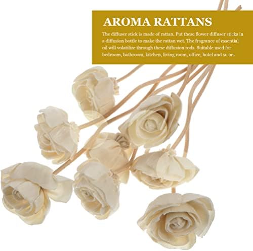 Angoily Reed Diffuser Sticks 6PCS Natural Rattan for Aroma