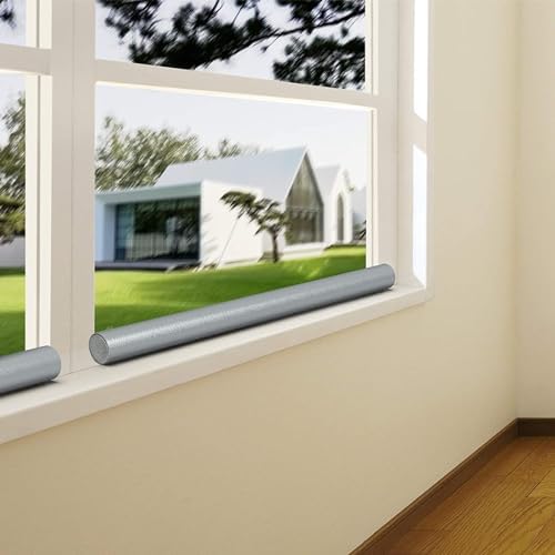 Twin Door Draft Stoppers 2 Pack Energy Saving Door Seal