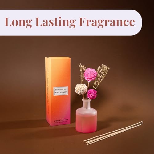 Folkulture Cherry Blossom Reed Diffuser Set
