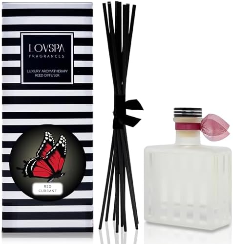 LOVSPA Red Currant Reed Diffuser Gift Set
