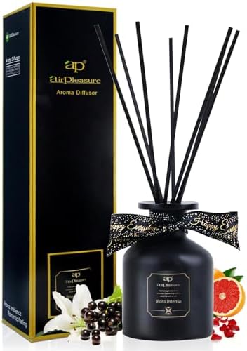 Boss Intense Reed Diffuser Set with 8 Scent Sticks