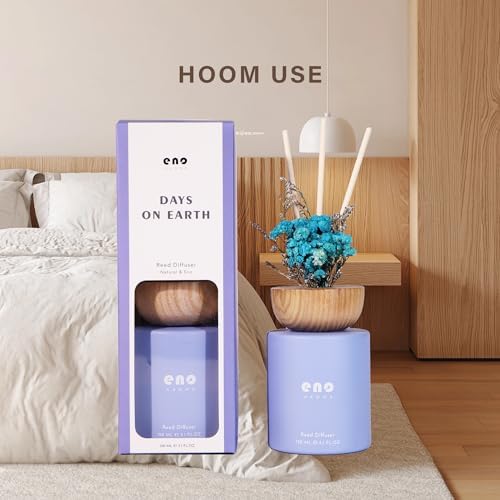 SOXCOMFY Reed Diffuser Set with Dried Flowers