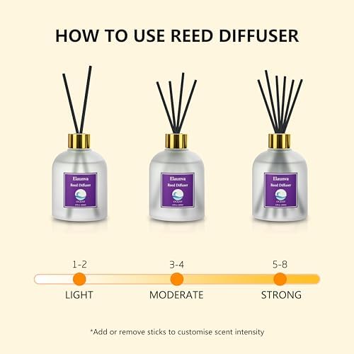 Ocean Reed Diffuser Set with 8 Sticks
