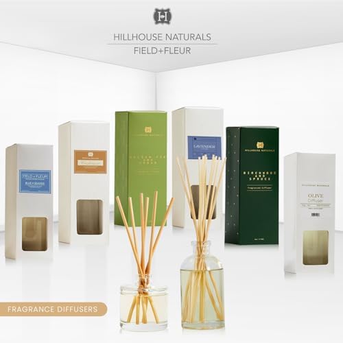 Hillhouse Naturals Reed Diffuser Set - Fresh Cut Balsam Pine Scent