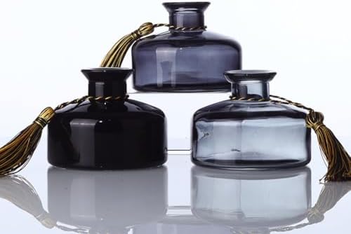 VASANA 200 ml Empty Glass Diffuser Bottle Black