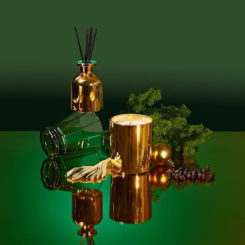 APOTHEKE Black Cypress Mini Candle Reed Diffuser Set