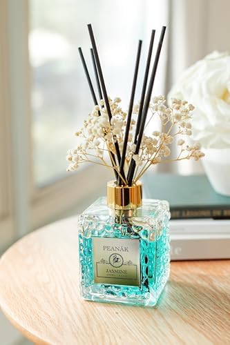 PEANAK Reed Diffuser Set Jasmine Amber Oil