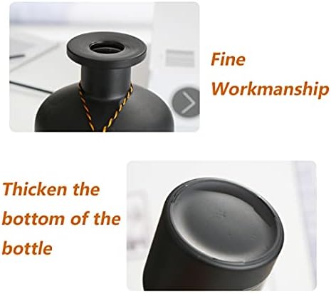 Black 150ML Glass Diffuser Jar for Aromatherapy