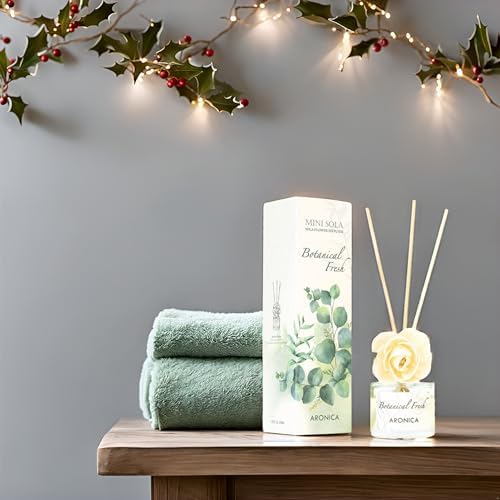 Aronica Mini Reed Diffuser with Sola Flowers