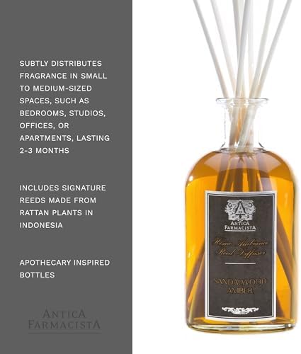 Antica Farmacista Reed Diffuser Sandalwood Amber 845 Fl Oz