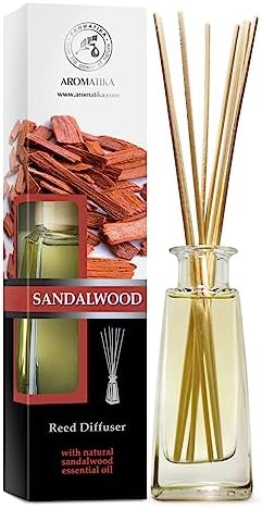 Sandalwood Reed Diffuser 34 Fl Oz - Natural Fragrance Set