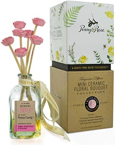 Penny Rose Ceramic Rose Diffuser Set